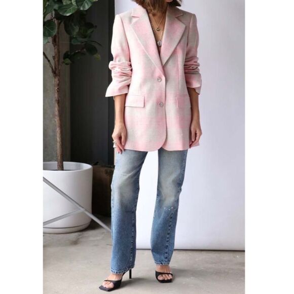 Rodebjer Violante SilkCheck Blazer, NWT, Size S - Picture 16 of 16